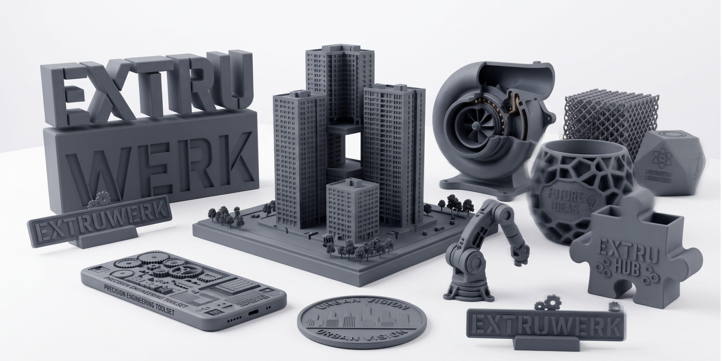 B2B custom 3D printing for engineering and commercial production