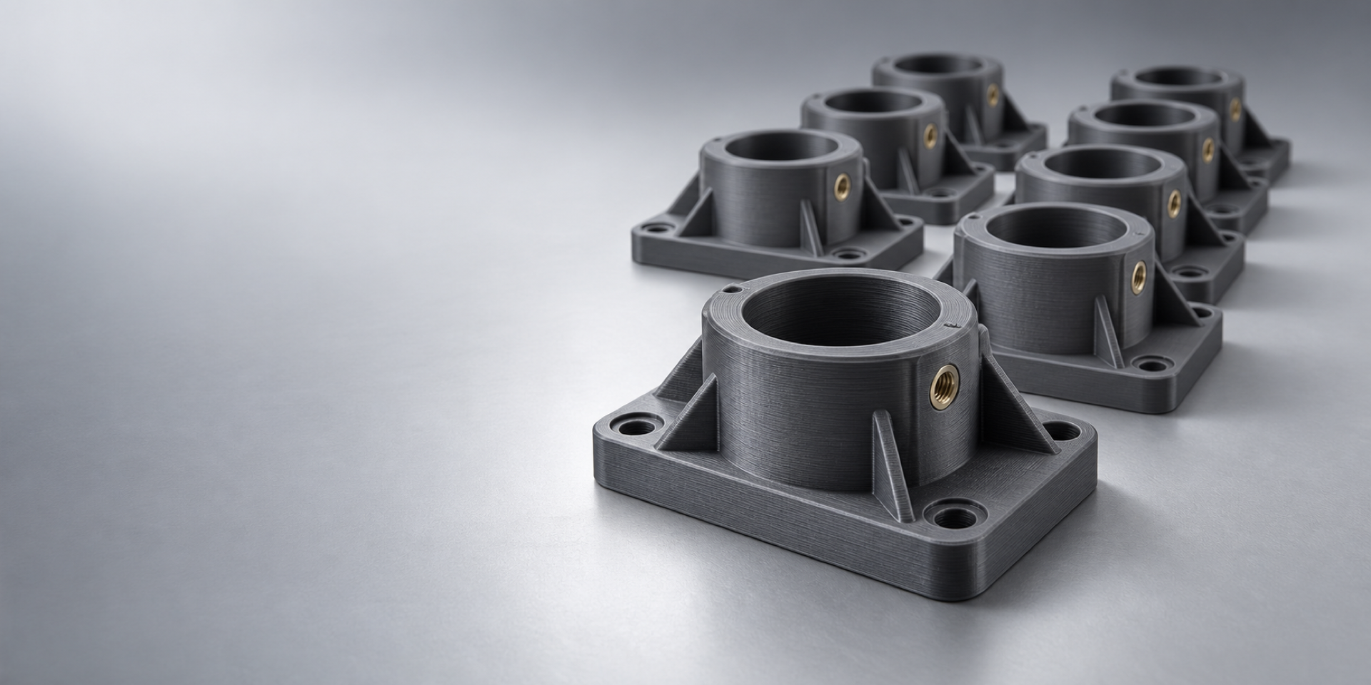 Short-series 3D printed components